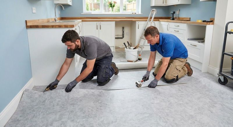 Sheet Linoleum Installation in Delaware County, OH