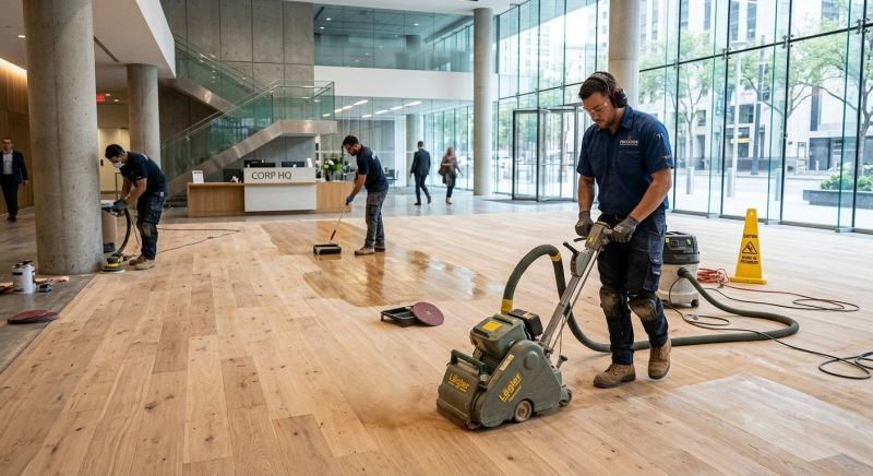 Our team working on Flooring Service projects in Sunbury, OH