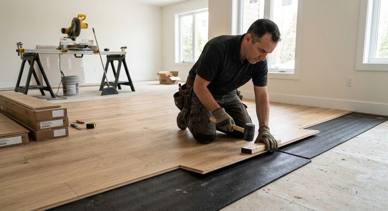 Engineered Wood Installation in Sunbury, OH