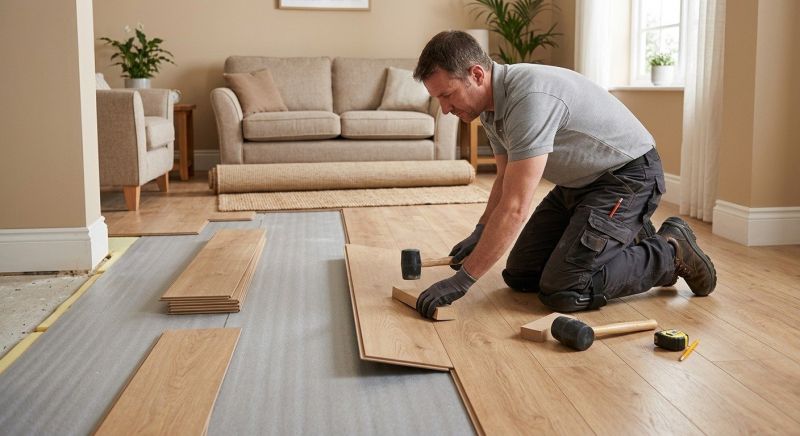 Laminate Floor Installation in Sunbury, OH