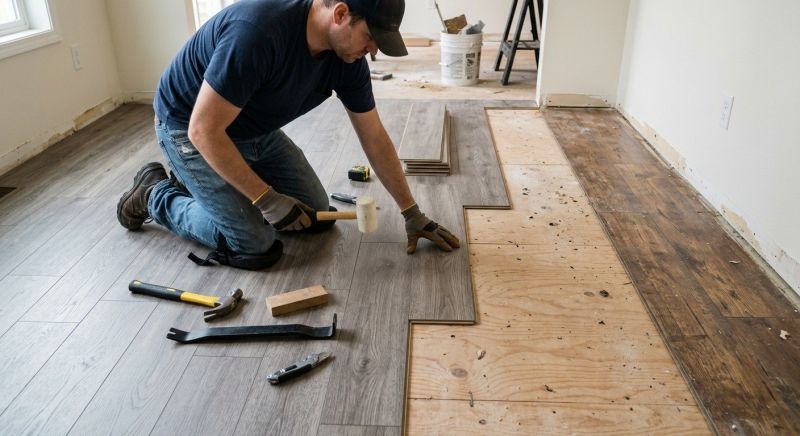 Laminate Floor Installation in Mount Vernon, OH