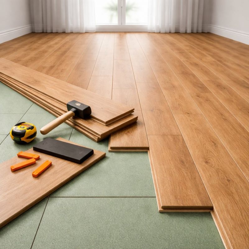 Laminate Floor Remodeling in Sunbury, OH