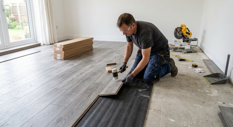 Laminate Floor Replacement in Centerburg, OH