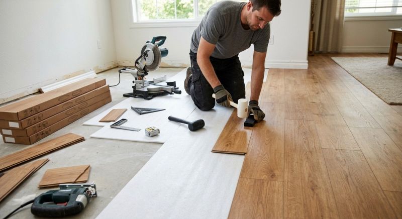 Laminate Floor Replacement in Centerburg, OH