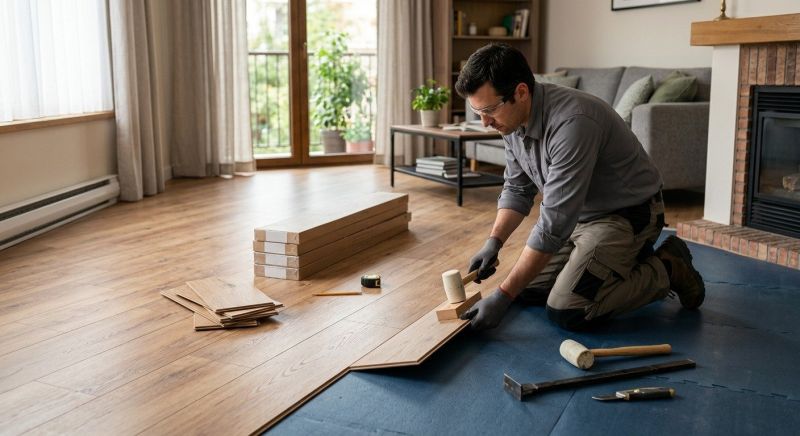 Laminate Floor Replacement in Mount Gilead, OH