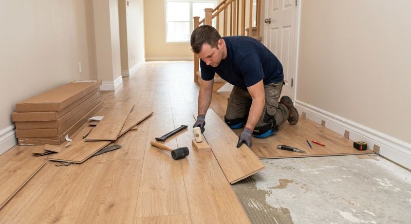 Laminate Floor Replacement in Powell, OH