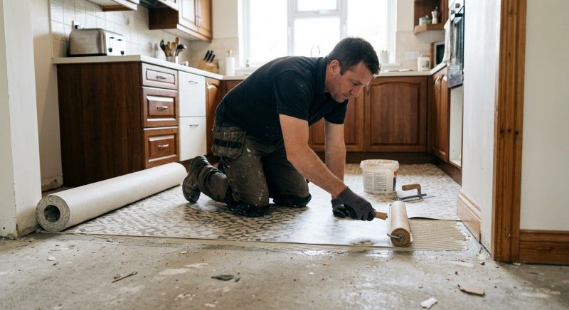 Linoleum Floor Installation in Granville, OH