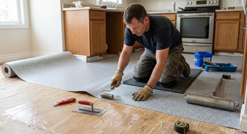 Linoleum Floor Installation in Morrow County, OH