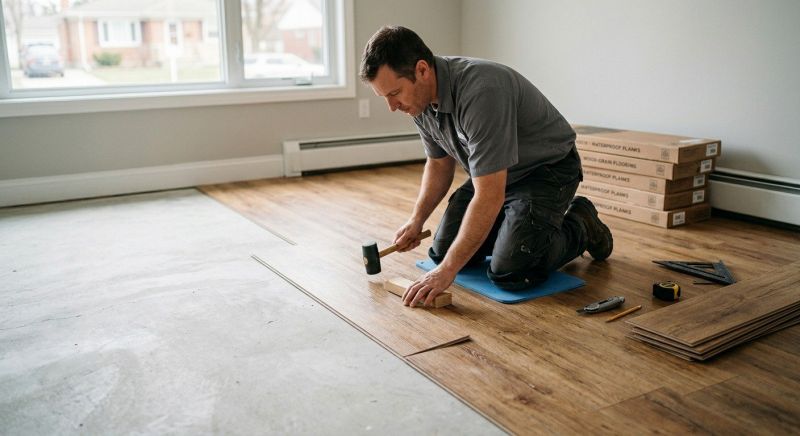 Linoleum Floor Installation in Mount Gilead, OH
