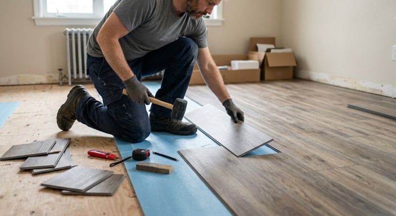 Linoleum Floor Installation in Powell, OH