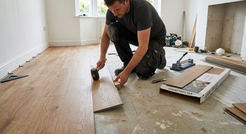 Luxury Vinyl Tile Installation in New Albany, OH