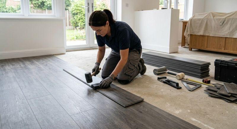 Luxury Vinyl Tile Installation in Utica, OH