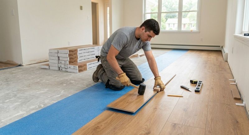 Lvt Flooring Installation in Dublin, OH