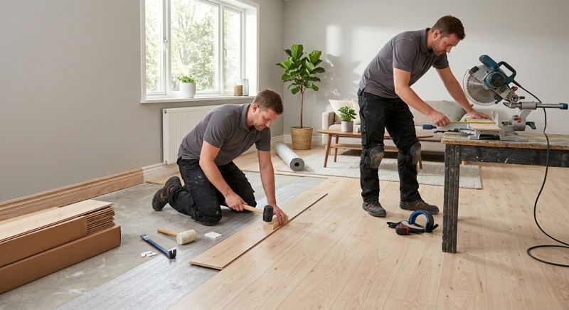 Plank Laminate Installation in Sunbury, OH