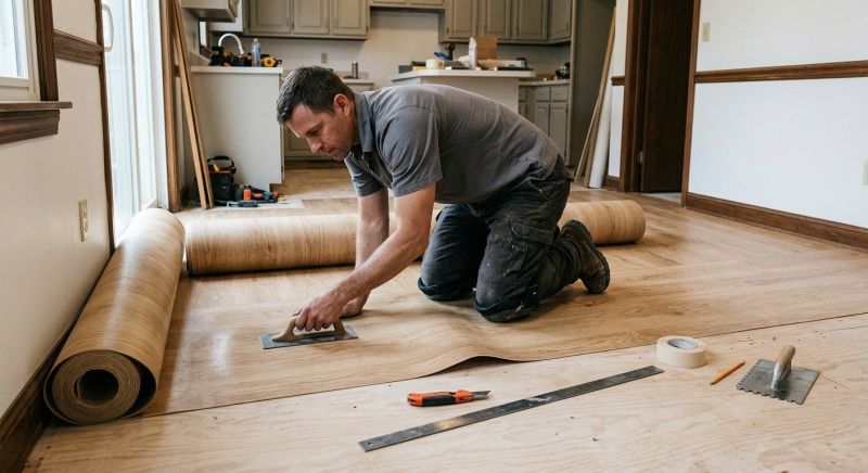 Sheet Flooring Installation in Powell, OH