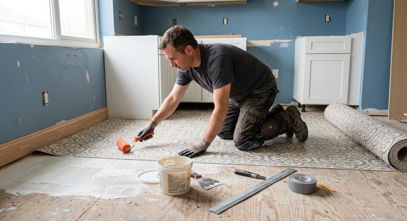 Sheet Flooring Installation in Utica, OH