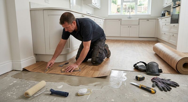 Sheet Linoleum Installation in Galena, OH