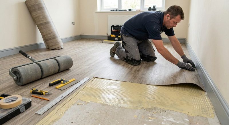 Sheet Linoleum Installation in Morrow County, OH