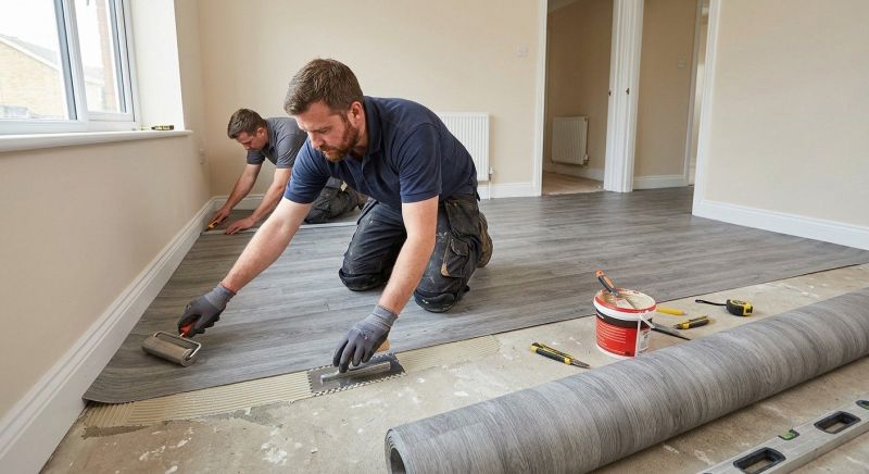 Sheet Linoleum Installation in Ostrander, OH
