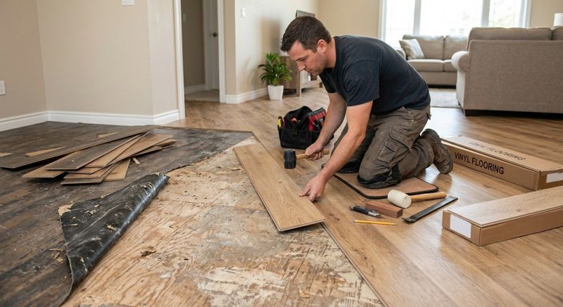 Vinyl Flooring Installation in Dublin, OH