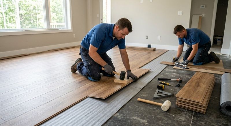 Vinyl Flooring Installation in Sparta, OH