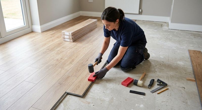 Vinyl Plank Floor Installation in Sunbury, OH