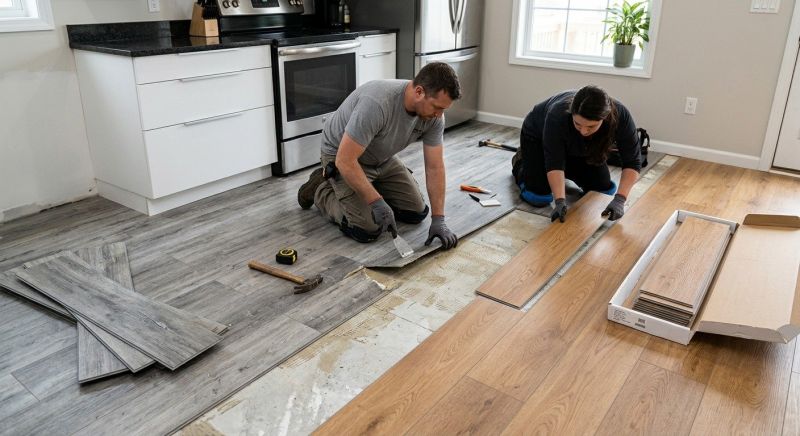 Vinyl Tile Replacement in Sunbury, OH