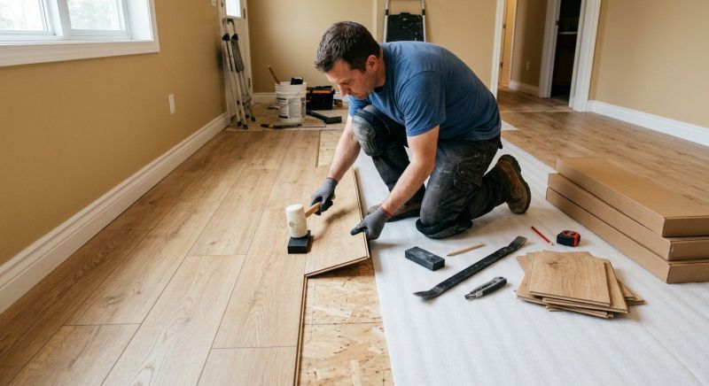 Wood Laminate Installation in Sunbury, OH